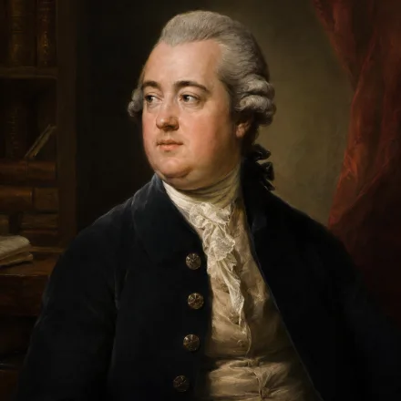 Retrato de Edward Gibbon