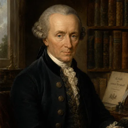 Retrato de Immanuel Kant